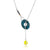 Enamel Tennis Racquet Lariat 17" with 1.5" drop to enamel tennis ball