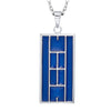 Enamel Tennis Court Pendant Large