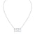 CZ Calling the Lines Pickle Court Necklace medium