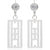Calling the Lines Lever Back Tennis Earrings