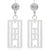 "Calling the lines" Tennis Court Leverback earrings - studio-margaret