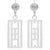 Calling the Lines Lever Back Tennis Earrings