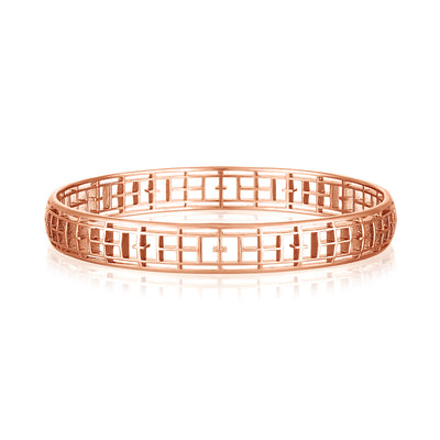 Calling the Lines Oval Bangle