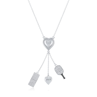 Pickleball Charm Necklace