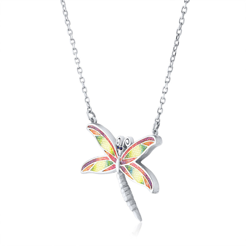 Enamel Limited Edition Dragonfly Necklace