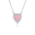 Enameled Heart Necklace or Pendant