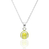Enamel Tennis Ball Pendant Small and charm options