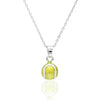 Enamel Tennis Ball Pendant Small and charm options