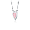 Enameled Heart Necklace or Pendant