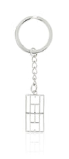 "Calling The Lines" Tennis Court Keychain - studio-margaret