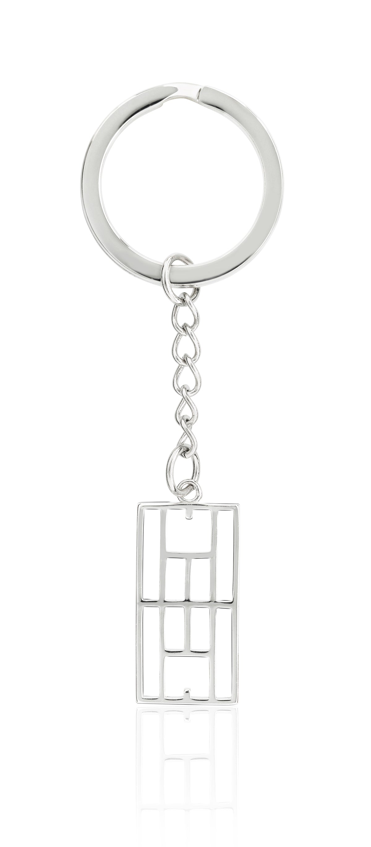 Calling the Lines Tennis Key Ring