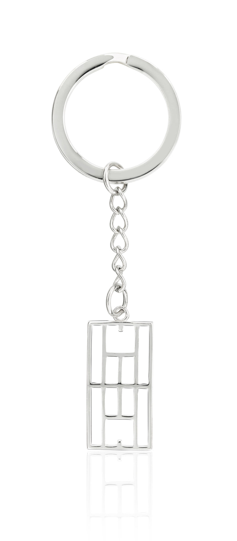 Calling the Lines Tennis Key Ring