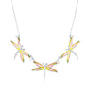 Enamel Limited Edition 3-Dragonfly Necklace