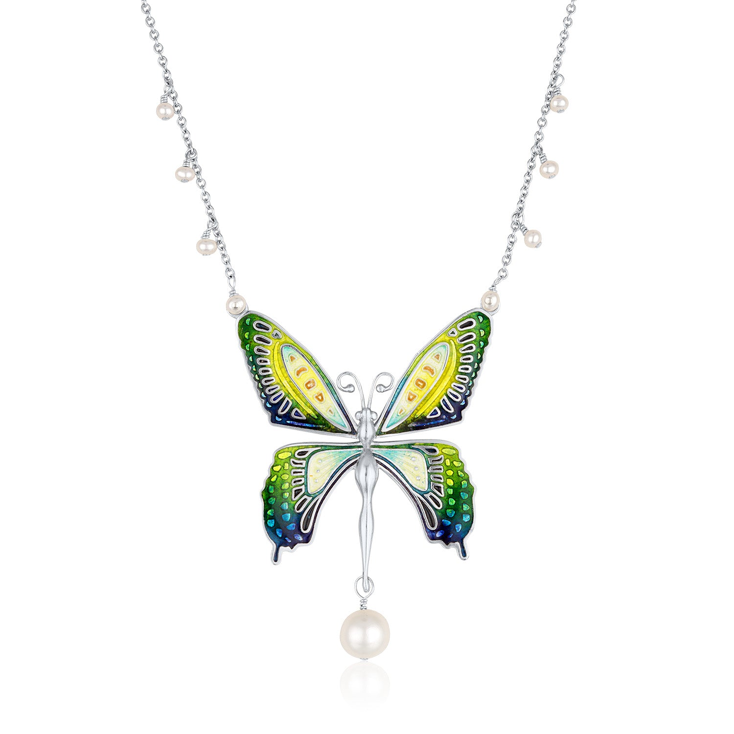 Enamel Limited Edition Butterfly Necklace