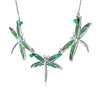 Enamel Limited Edition 3-Dragonfly Necklace