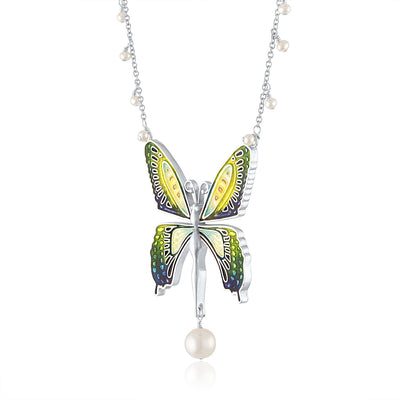 Enamel Limited Edition Butterfly Necklace