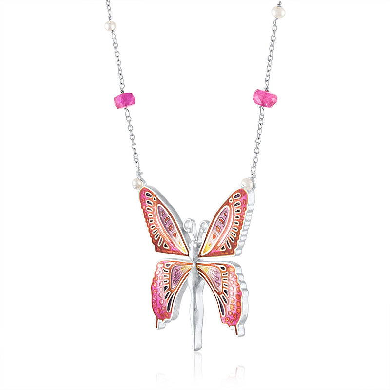 Enamel Limited Edition Butterfly Necklace