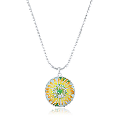 Enamel Limited Edition Flower Series Sunflower