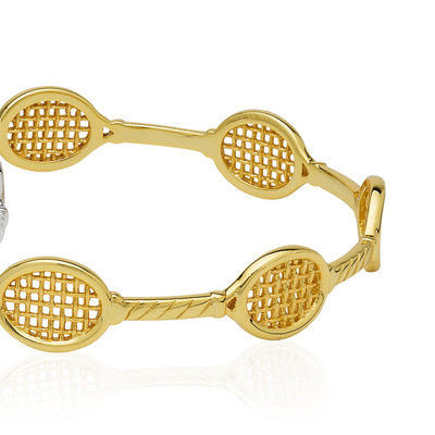 Love Racquet Bangle Bracelet