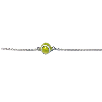 Enamel Single Tennis Ball Bracelet