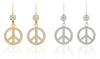 CZ Peace Sign Collection and Charm options