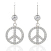 CZ Peace Sign Collection and Charm options