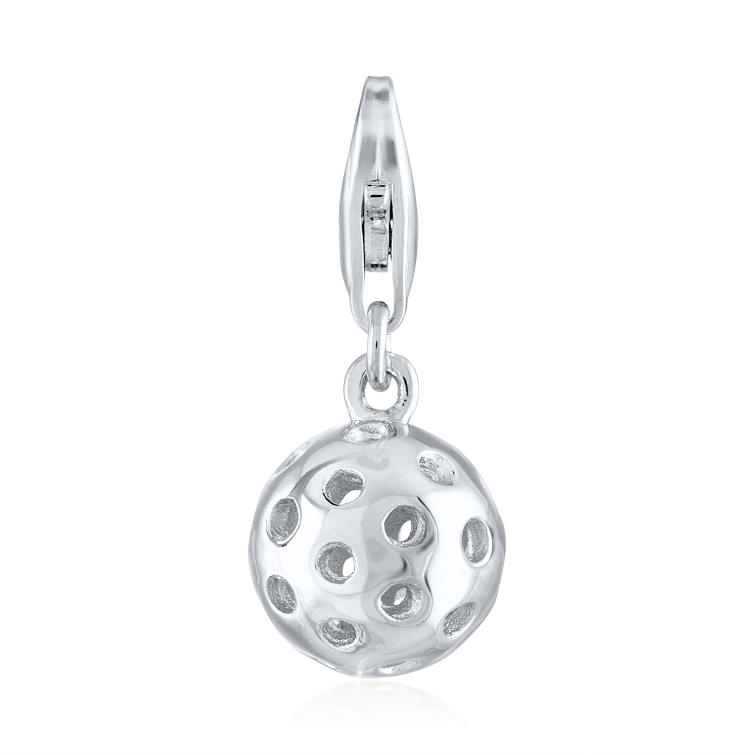 3 D Pickle Ball Charms Pendants Studiomargaret