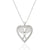 CZ Heart w/Double Racquets and Ball Pendant - studio-margaret