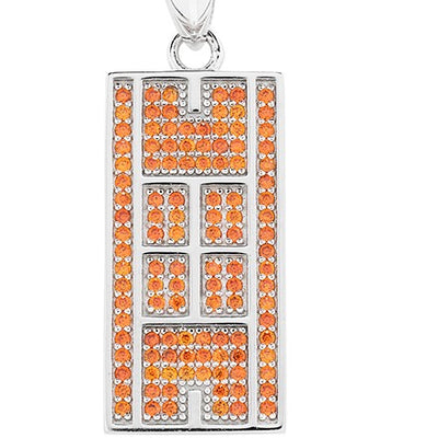 CZ Tennis Court Pendant Medium