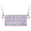 Tennis Court Necklace w/ CZ Stones (9 Colors) - studio-margaret