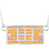 Tennis Court Necklace w/ CZ Stones (9 Colors) - studio-margaret