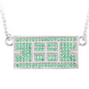 Tennis Court Necklace w/ CZ Stones (9 Colors) - studio-margaret