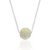 CZ Pave Tennis Ball Necklace