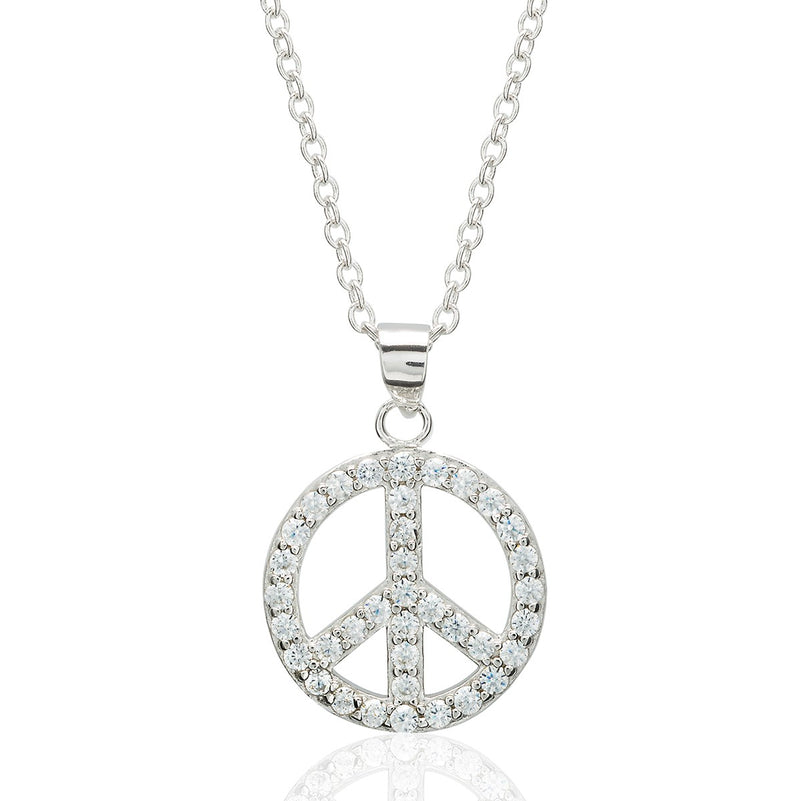 CZ Peace Sign Collection and Charm options