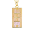 CZ Tennis Court Pendant Medium