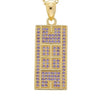 CZ Tennis Court Pendant Medium