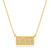 14Kt Gold and Diamond Tennis Court Necklace