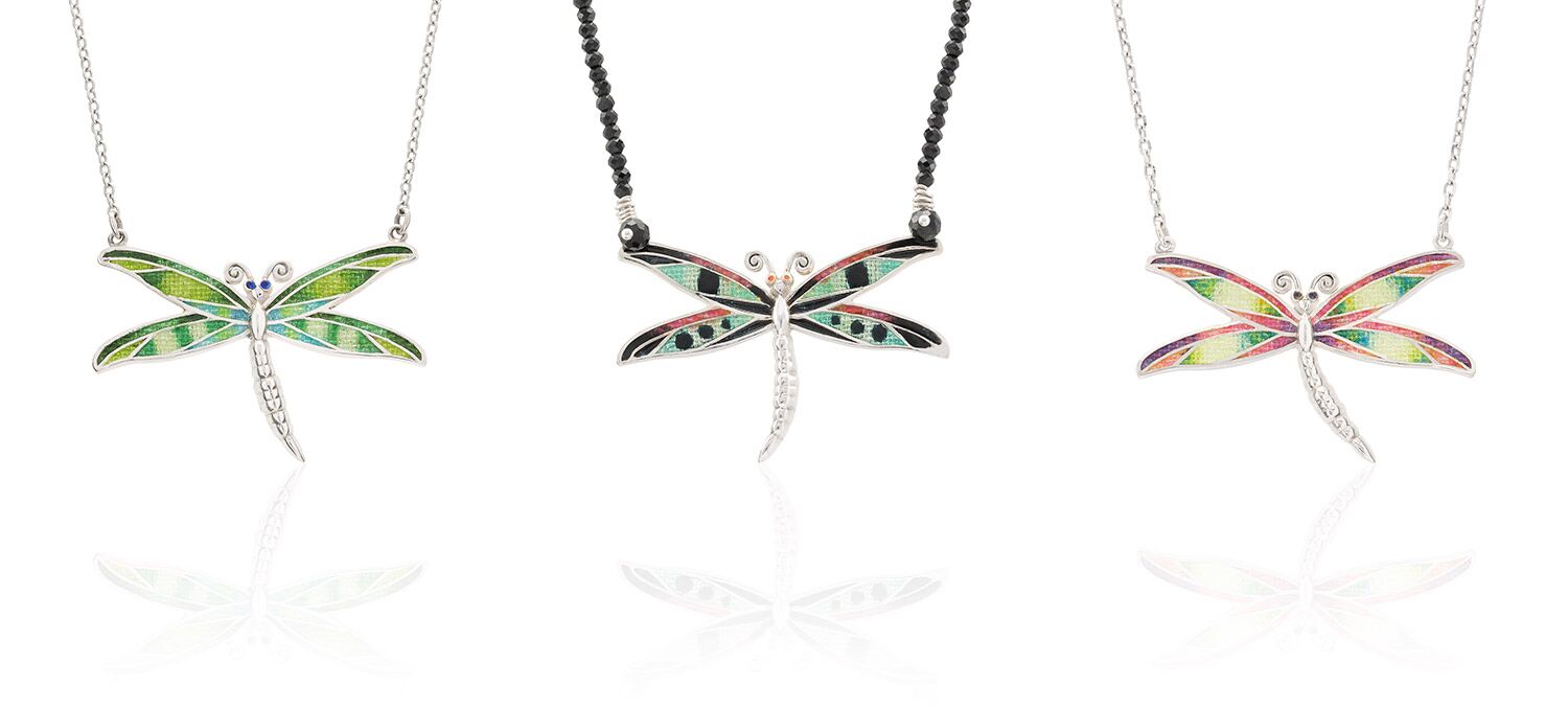 Enamel Limited Edition Dragonfly Necklace