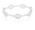 Love Racquet Bangle Bracelet