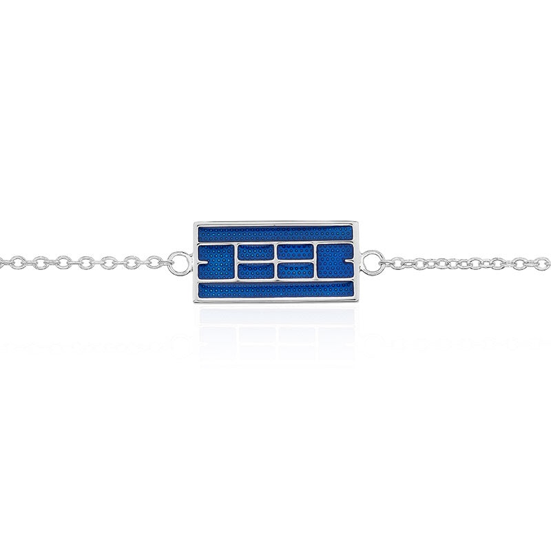 Enamel Tennis Court Bracelet