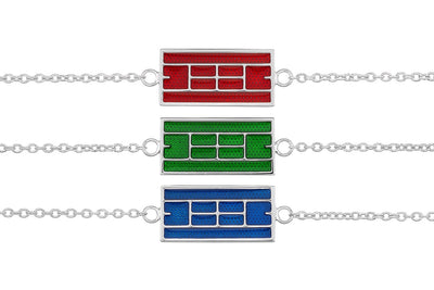 Enameled Tennis Court Bracelet (3 Colors) - studio-margaret