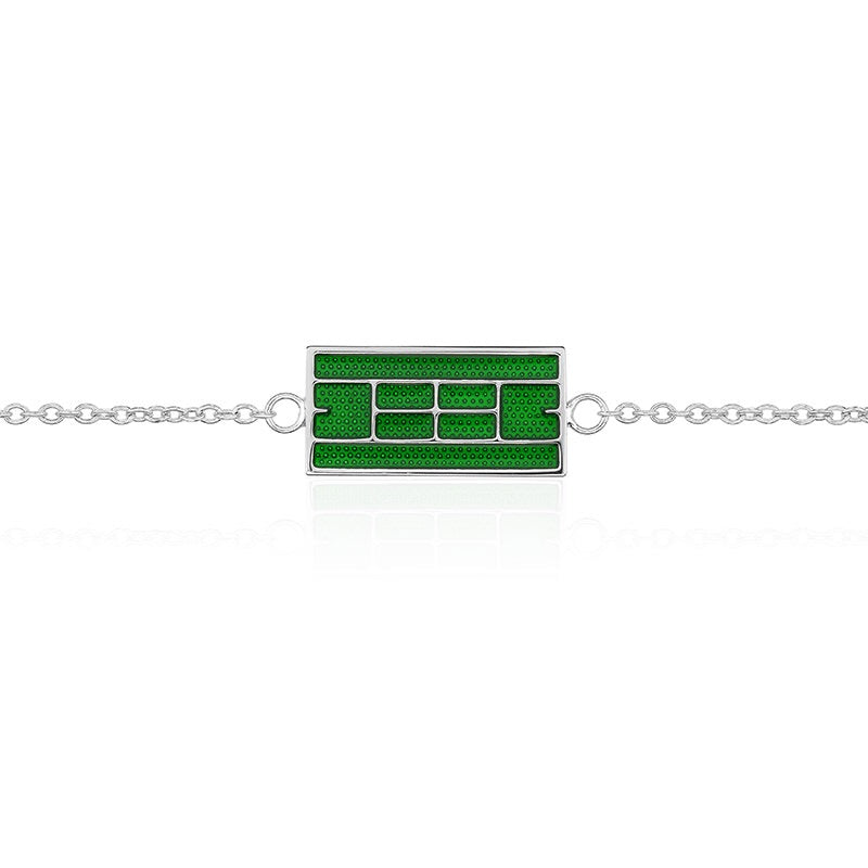 Enameled Tennis Court Anklet (3 Colors) - studio-margaret