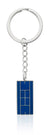 Enamel Tennis Court Key Ring