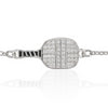 CZ Curved Pickleball Racquet Bracelet - studio-margaret