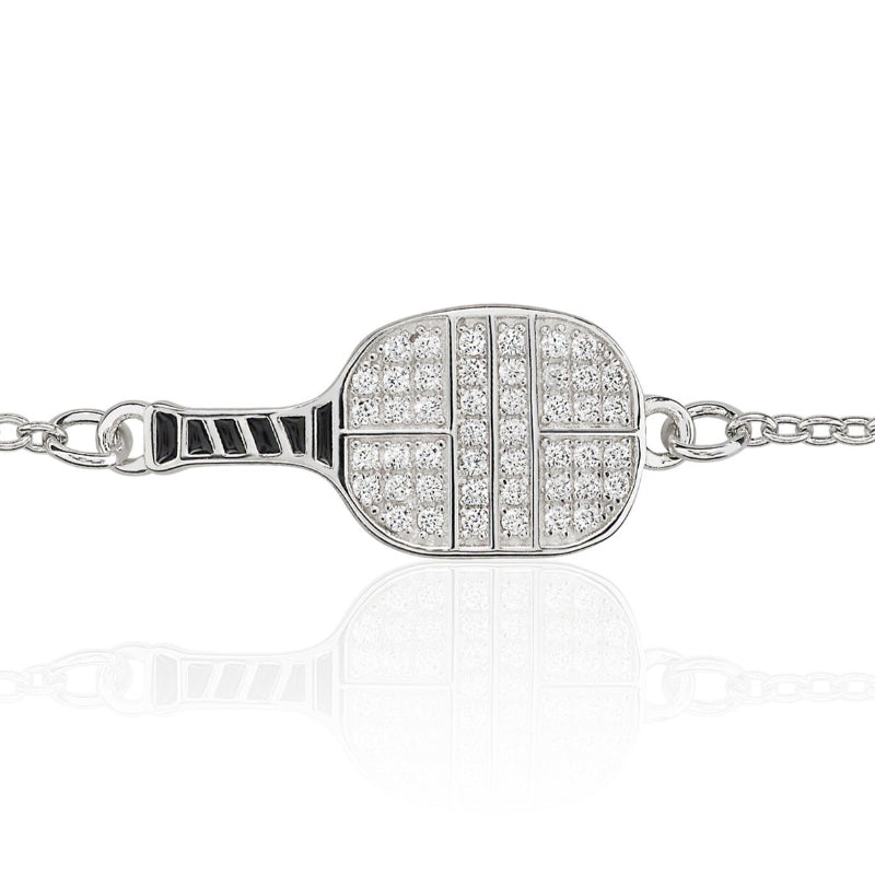 CZ Pickle Paddle Bracelets and Anklets