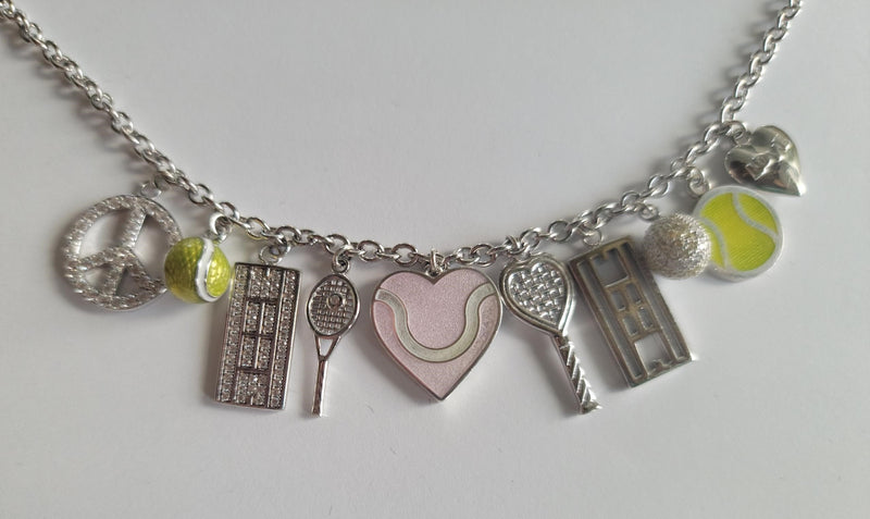 Tennis 10 Charm Bracelet