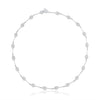 Petite Racquet with bezel CZ Necklace